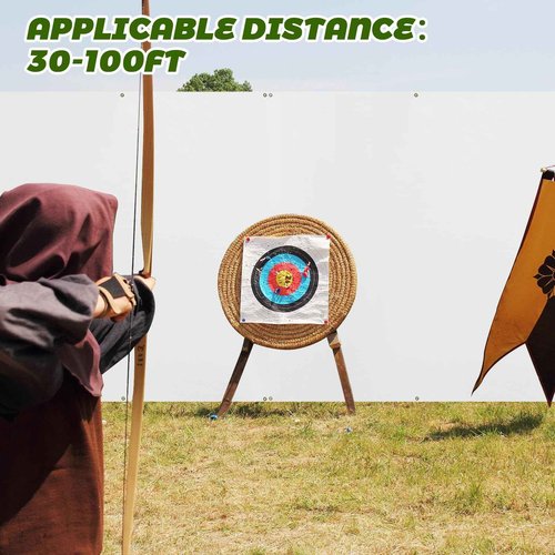 Sratte 5x5 ft Archery Backstop Netting Arrow Catcher Archery Target Backstop for Bow Training