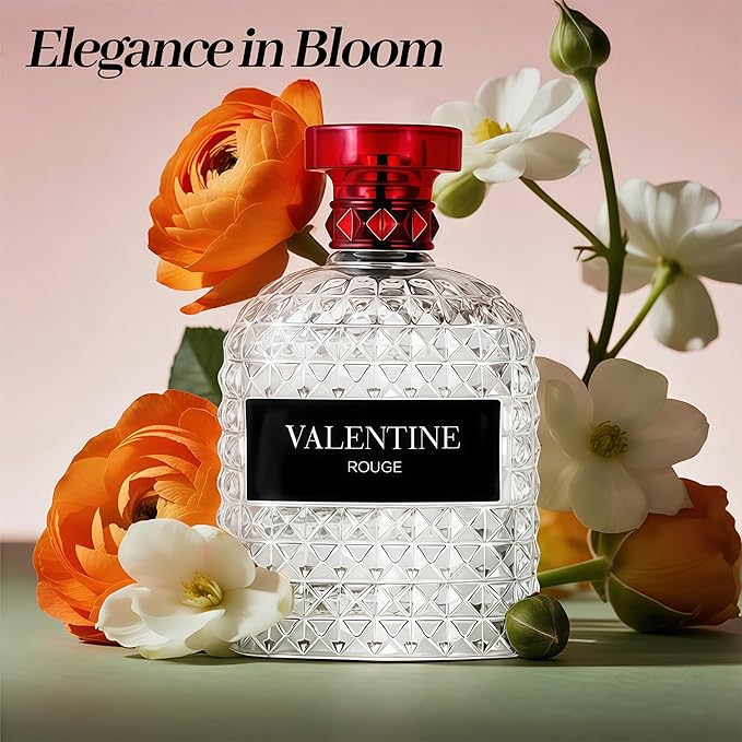 4-Piece Women's Perfume Set with 10ml Rollerball, EDP Collection, Variety of Fragrances,Long Lasting Fragrance (First Lady/Very Seductive/Maison De Paris Blanc/Valentine Rouge)