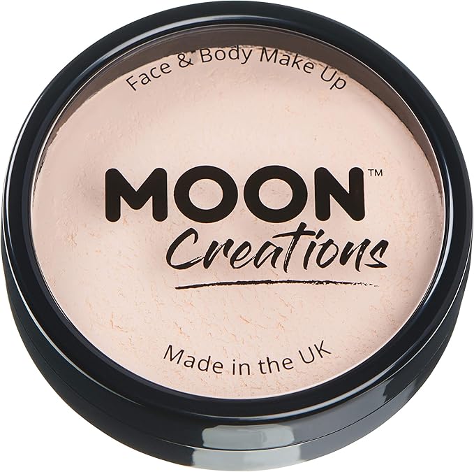 Moon Creations Pro Face & Body Paint Cake Pots Pale Skin - Professional Water Based Face Paint Makeup for Adults, Kids - 1.26oz