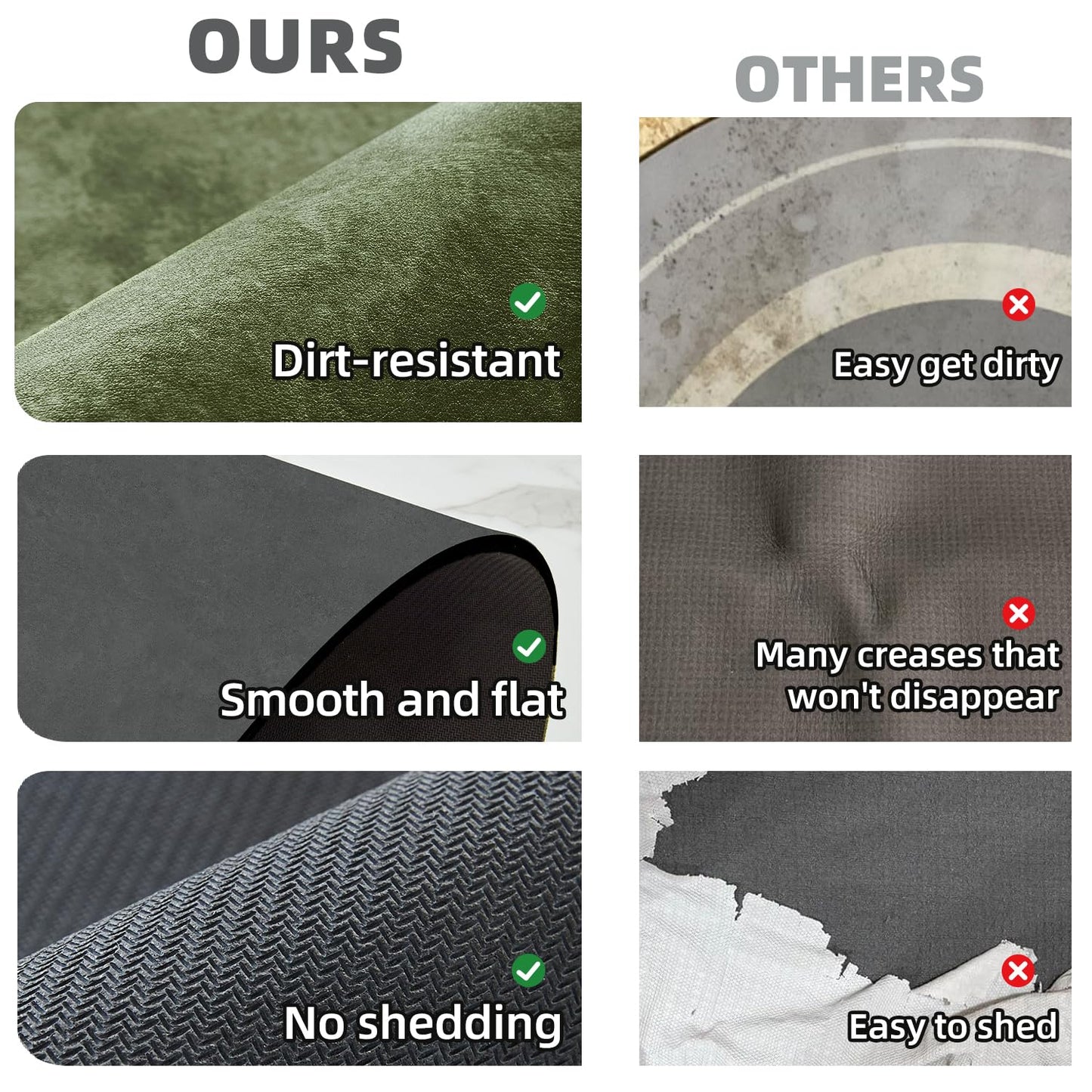Bathroom Mat Quick Dry, Bathroom Rugs Non Slip Washable Thin Absorbent Bath Mat Fits Under Door Bathroom Floor Mat Perfect for Bath, Shower, or Sink 16"x24" Sage Green
