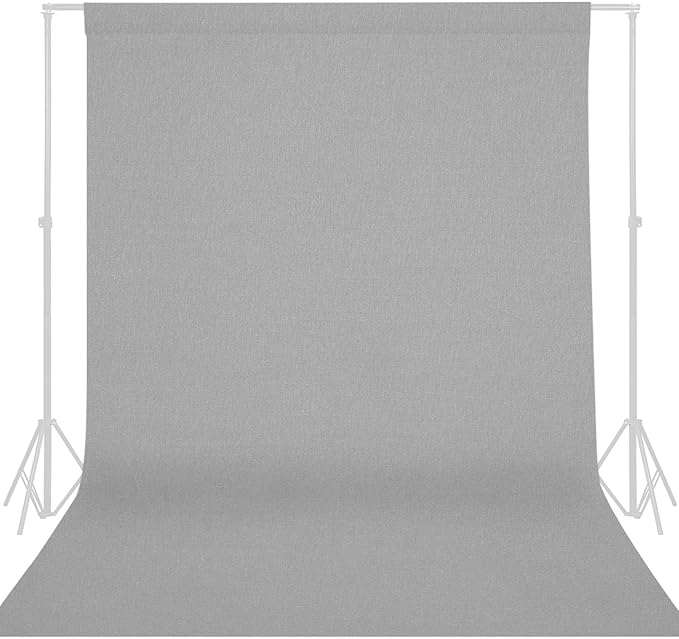 GFCC Grey Backdrop - 5FTX7FT Grey Photo Backdrop for Photoshoot Background for Photography Screen Video Recording Picture ...