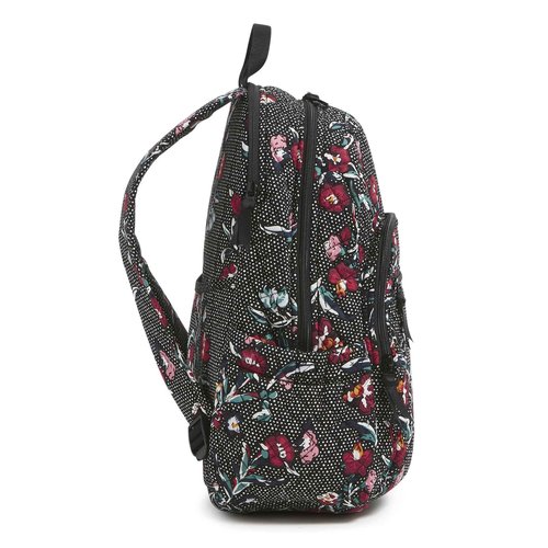 Vera Bradley Cotton Campus Backpack, Perennials Noir Dot