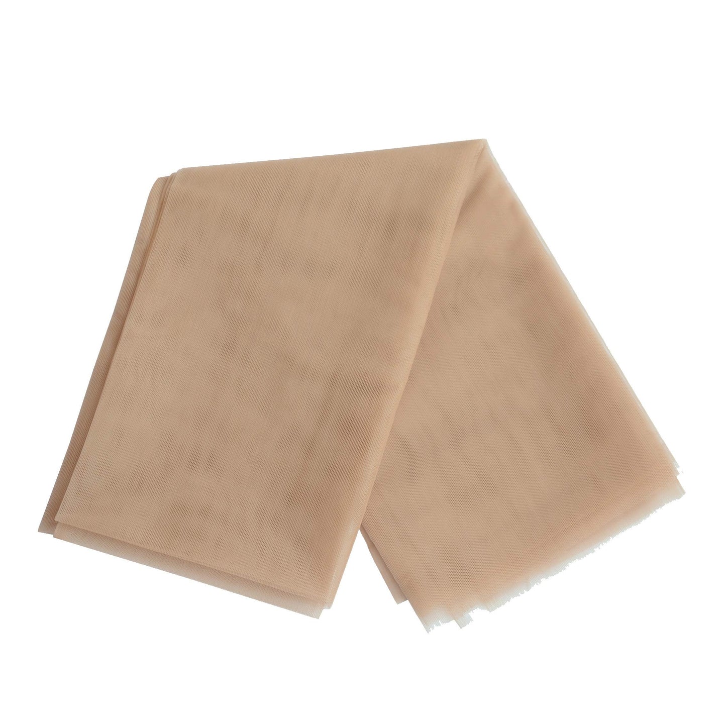 1 Yard Swiss Lace Net for Wig and Wig Caps Making Lace Wigs Material or Lace Closure Hair Net (Beige)