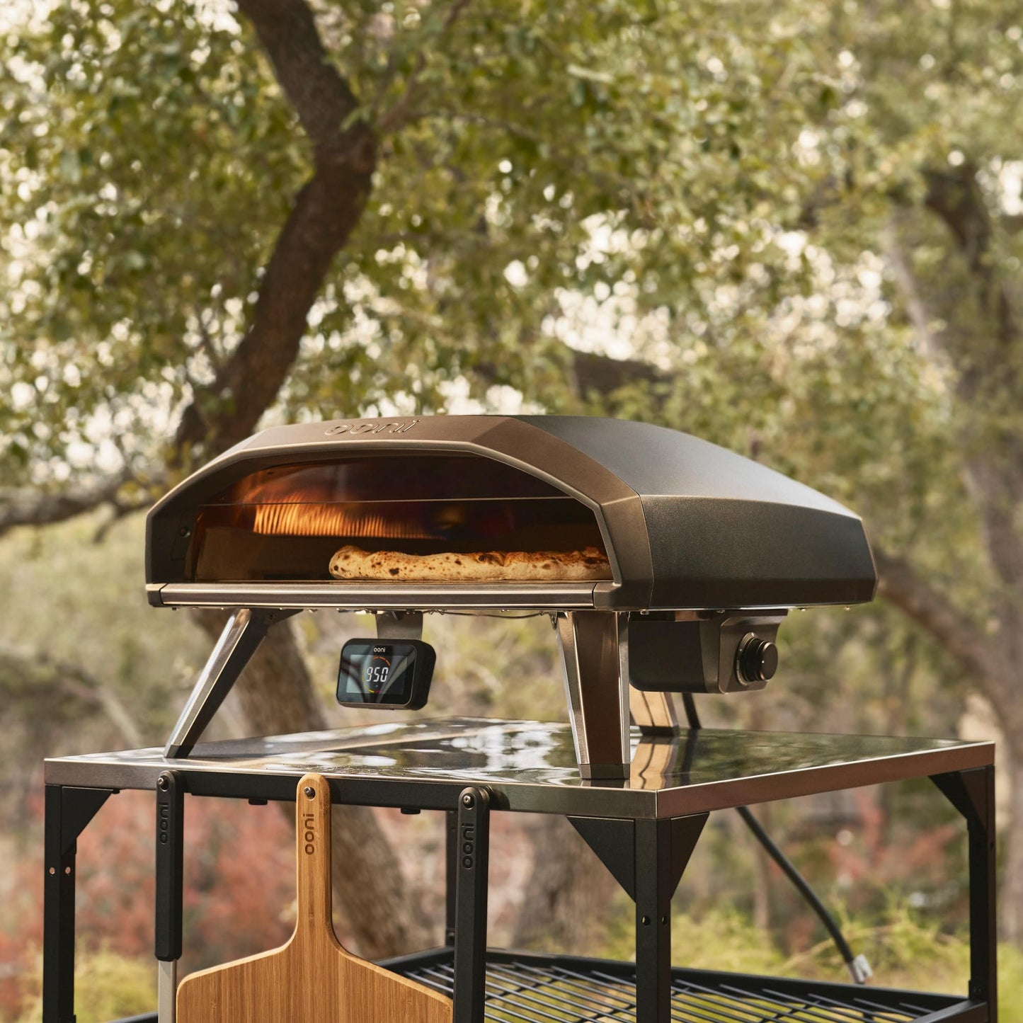 Ooni Koda 2 Pro Propane Gas Pizza Oven Essentials Bundle - Includes 14" Pizza Peel & Koda 2 Pro Cover