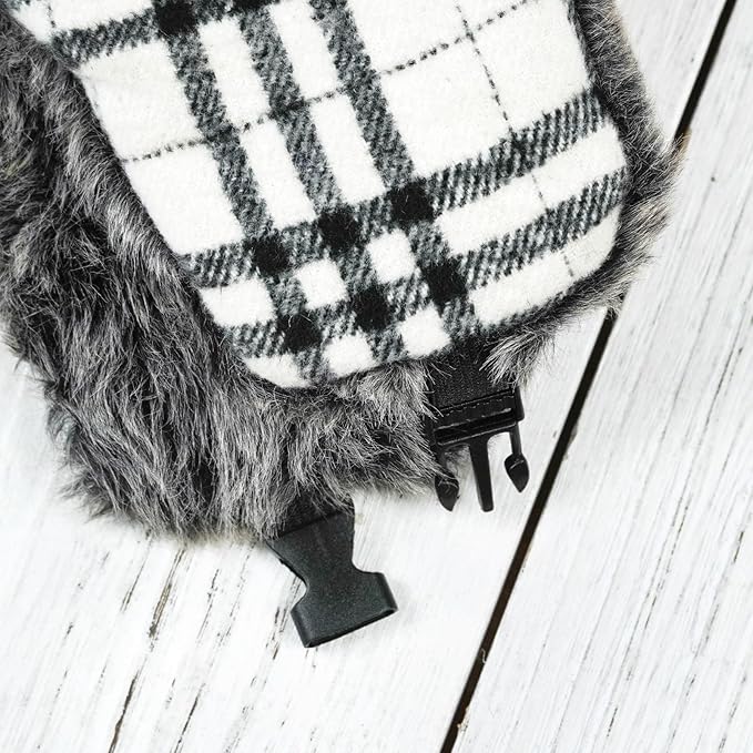 ONWAY Trapper Hat Winter Hats for Women Men with Faux Fur Ear Flaps