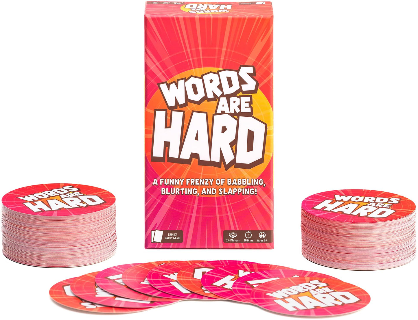 Lost Boy Entertainment Words are Hard - Party Games - Family Card Games - for Kids 8 and up - for Adults - Family Game Night - Travel Game - Laugh Out Loud
