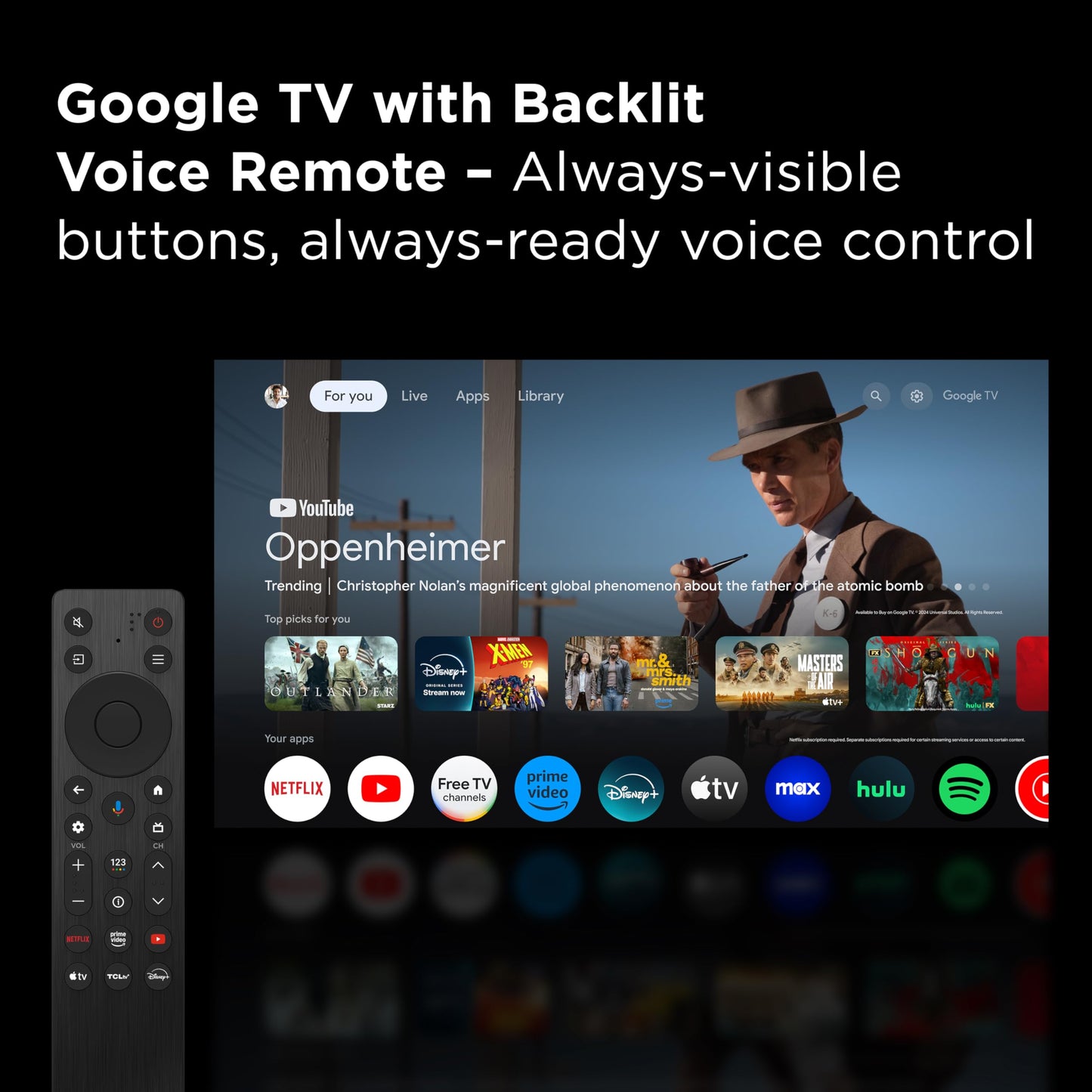 TCL Amazon Exclusive 75 Inch Class T7 Series | 4K QLED HDR Lag-Free Smart Google TV | 75T7, 2025 Model | 120Hz-144Hz High Brightness, Dolby Atmos, Alexa Voice Remote AI Streaming Gaming Television