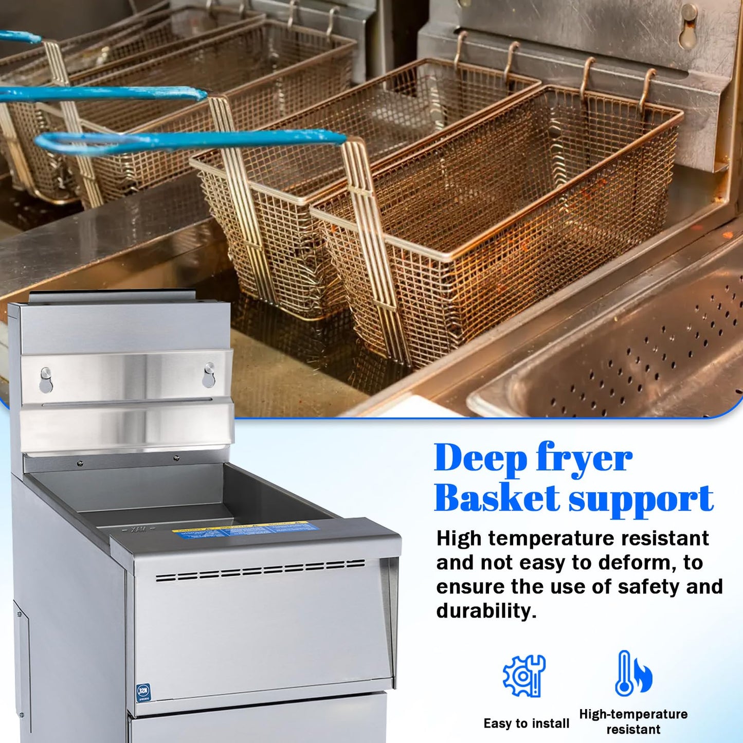 A1105402 Basket Hanger for Pitco Fryer - Fits SG14, SGSEBNB-14, SSH55, SSH75RS Series Gas Fryers