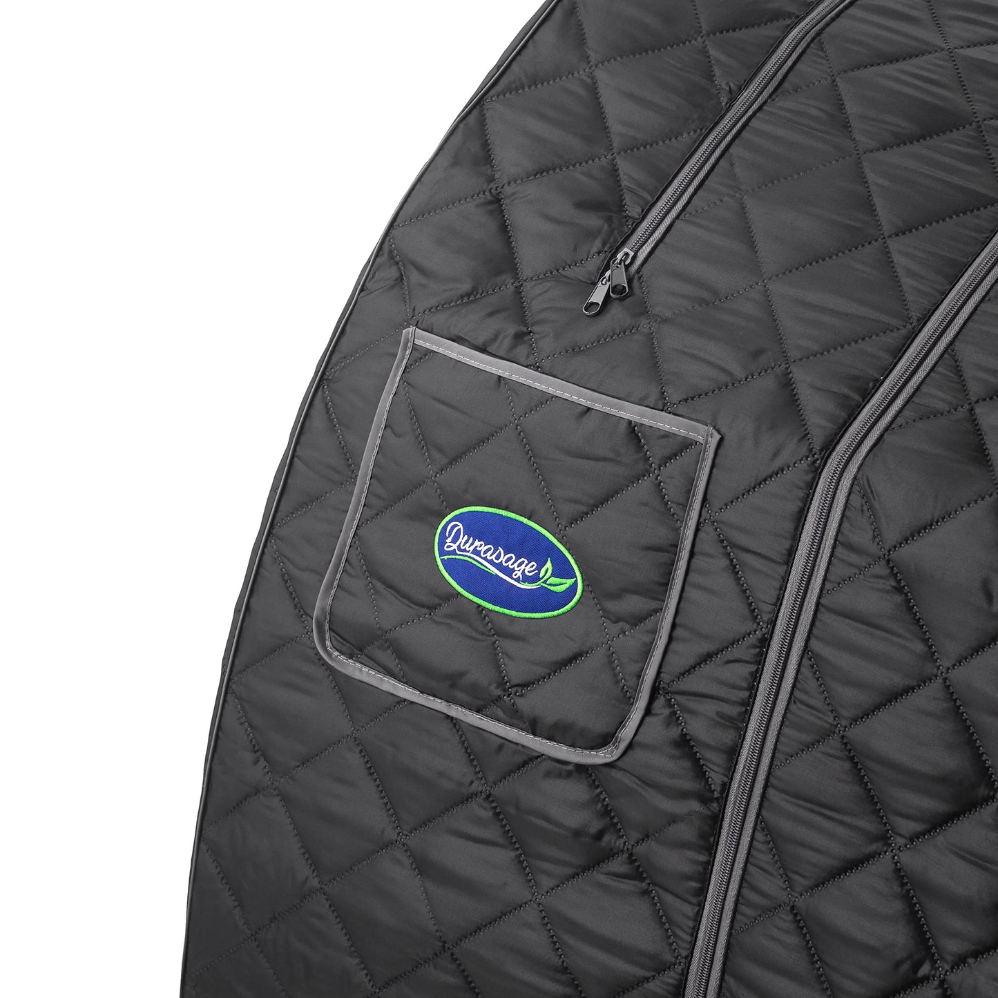 Durasage Lightweight Portable Personal Steam Sauna Spa for Relaxation at Home, 60 Minute Timer, 800 Watt Steam Generator, Chair Included (Black)
