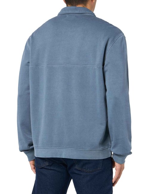 PAIGE Men's Davion Quarter Zip Pullover, Vintage Ink Pot