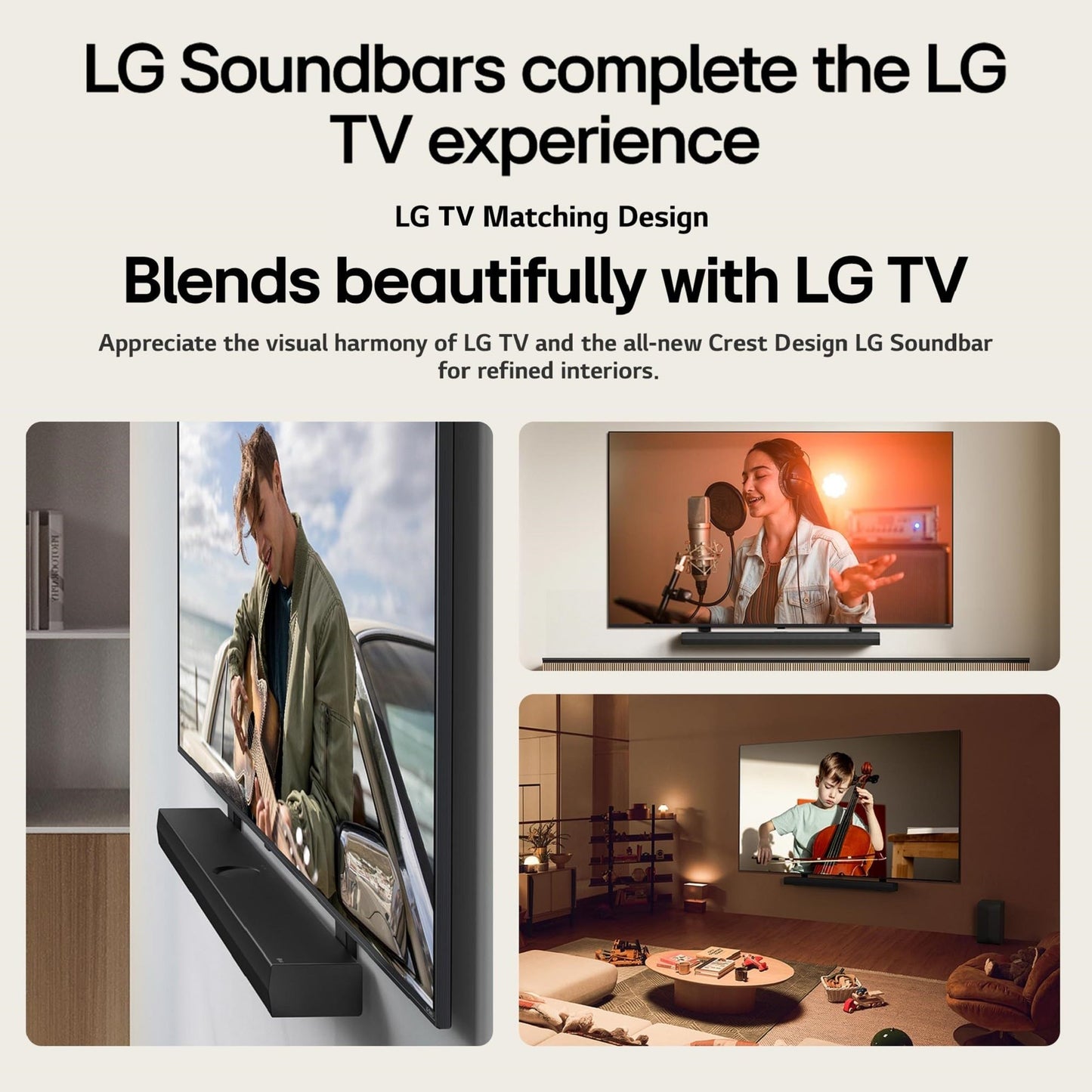 LG S70TY 3.1.1-Channel QNED TV Matching Soundbar, Dolby Atmos, Wow Orchestra, Rear Speaker Ready, Wireless Subwoofer