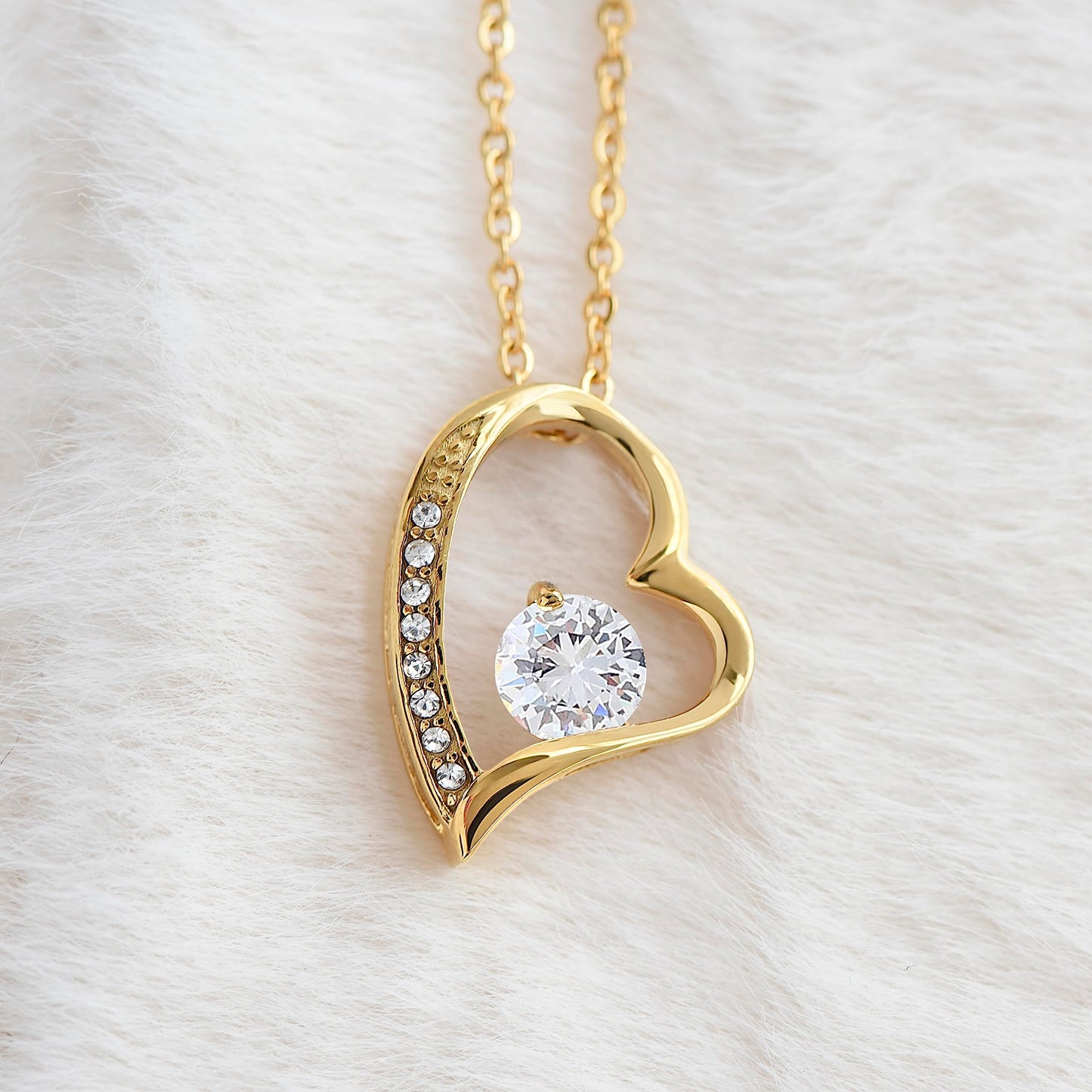 Momavo Jewelry To My Wife - the best thing that ever happened to me ,Forever Love Necklace , Gift For Wife, Gift for her ,Gifts For Wife Romantic, Christmas Birthday Gift, Valentine Gift (Standard Box, 18k Yellow Gold Finish)