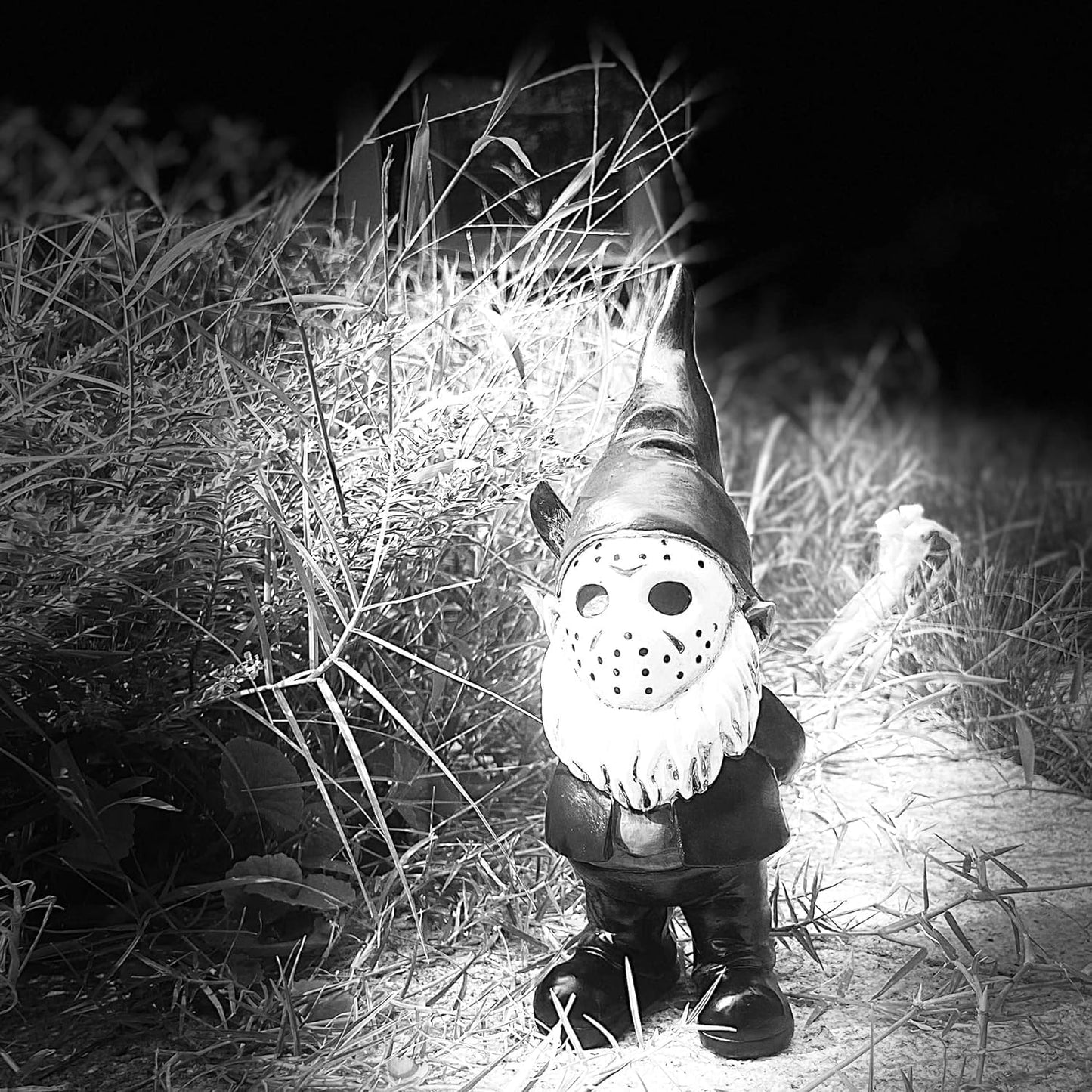 SPINNDO Horror Decor Halloween Decorations Indoor Garden Gnome Garden Statue Home Décor (red)
