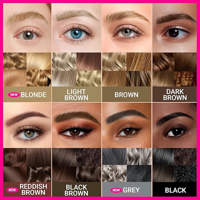 iMethod Curved Eyebrow Pen - 2-in-1 Dual-Ended Eyebrow Pencil with Curved Tip and Precise Brush-Tip, Microblading Pen for Natural Hair-Like Brows, Long Lasting, Black Brown