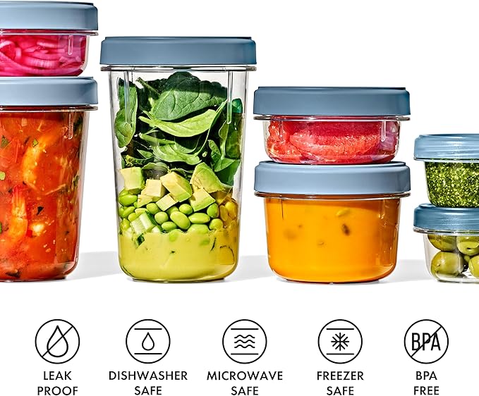 OXO Good Grips Twist & Stack Container – 5 oz – 3 Pack