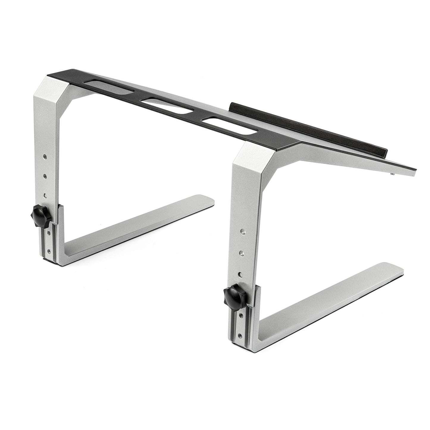 Startech.Com Adjustable Laptop Stand - Heavy Duty Steel & Aluminum - 3 Height Settings - Tilted - Ergonomic Laptop Riser For Des