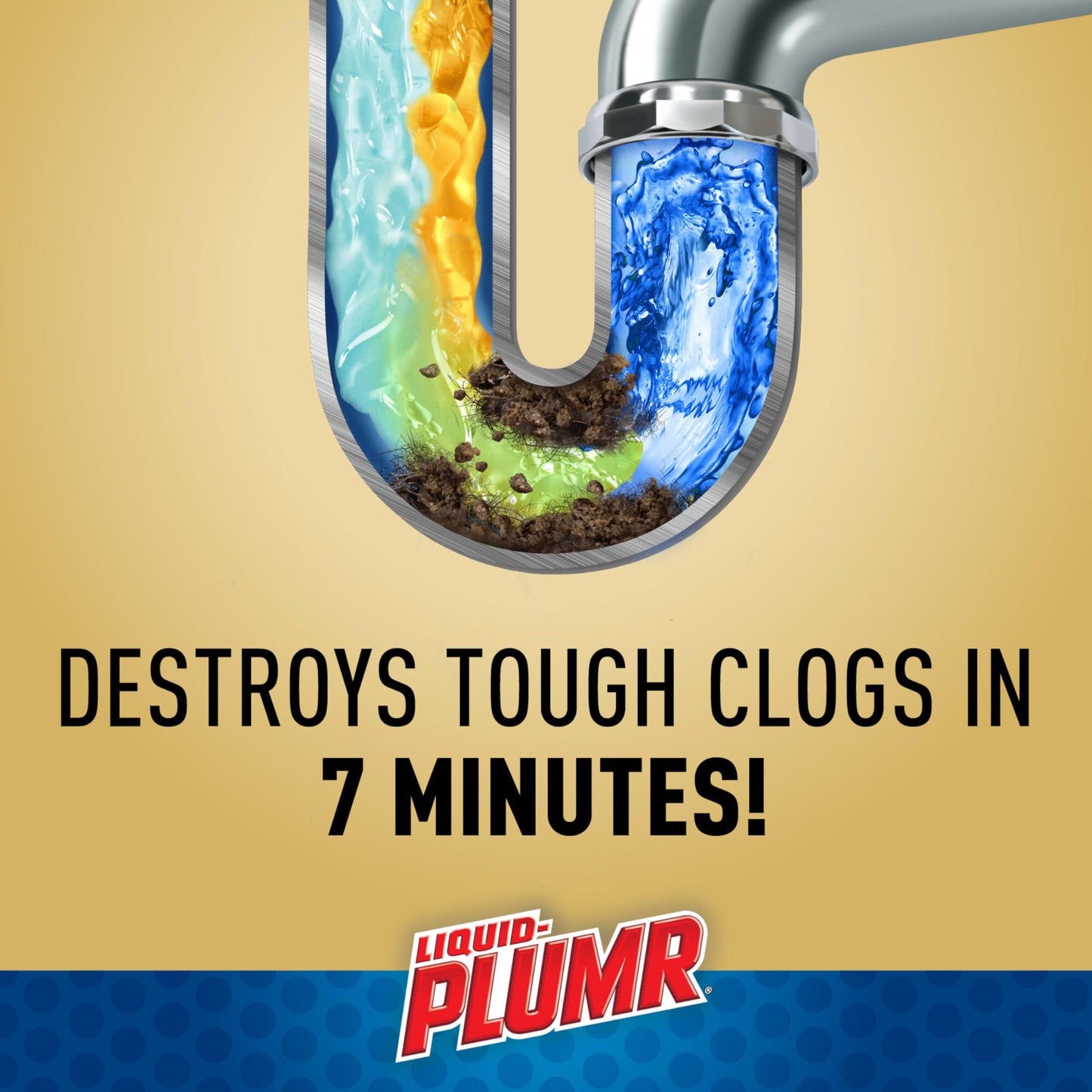 Liquid-Plumr Pro-Strength Urgent Clear, Liquid Drain Cleaner, 17 Ounces