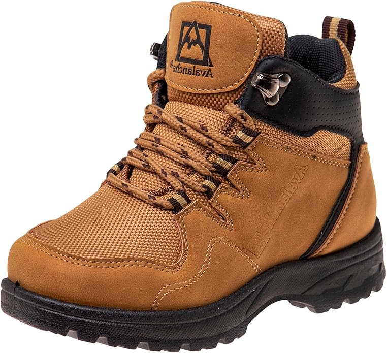 Avalanche Outdoor Kids Hiking Waterproof Lace-up Comfort Outdoor Construction work boots