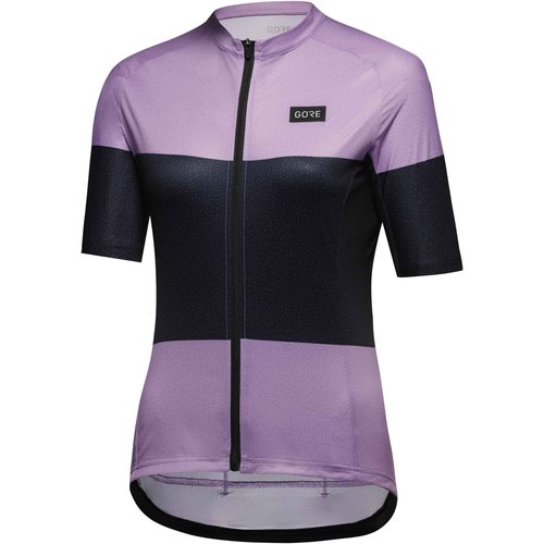 GOREWEAR Spirit Stripes Jersey - Women's Scrub Purple/Orbit Blue, S/4-6
