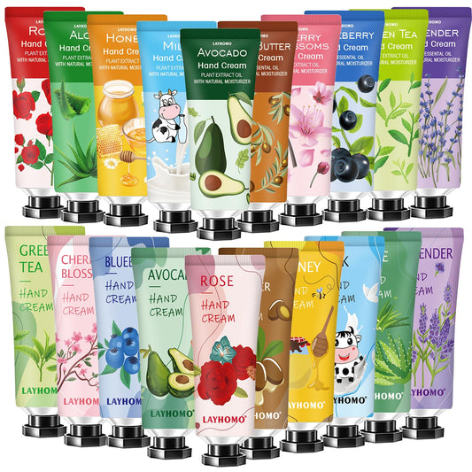 74 Pack Hand Cream Gifts Set Stocking Stuffers for Adults Women,Teacher Appreciation Gifts,Hand Lotion Travel Size in Bulk for D