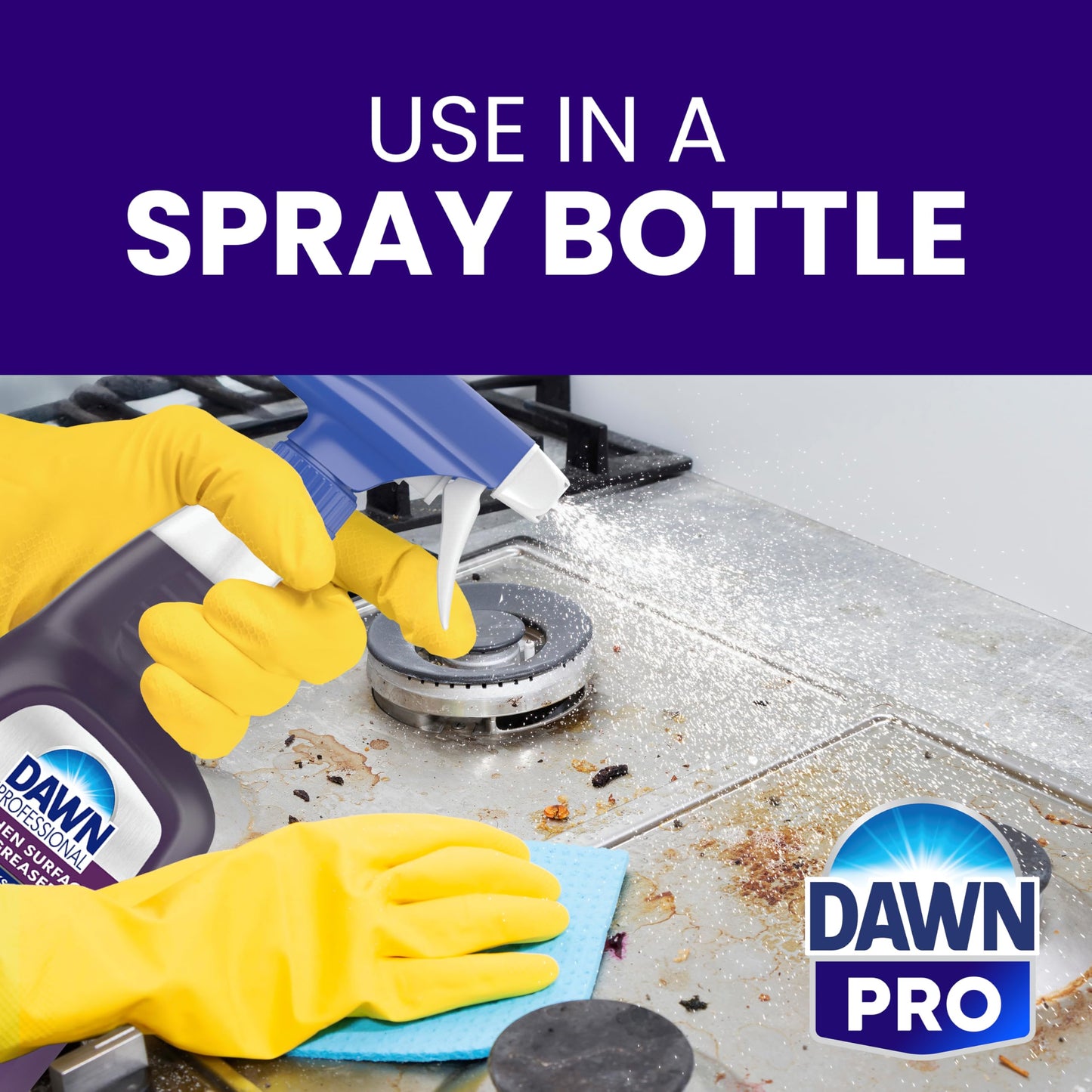 P&G Professional DAWN Kitchen Surface Degreaser - 1 GAL (Case of 2) - For Removing Grease Found in Commercial Kitchens & Food Service (Packaging May Vary)