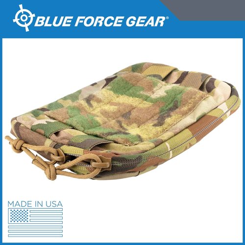 Blue Force Gear MOLLE Admin Pouch - EDC Pouch, Durable USA-Made MOLLE Accessories - Black - 1 x 8 x 5.5 Inches