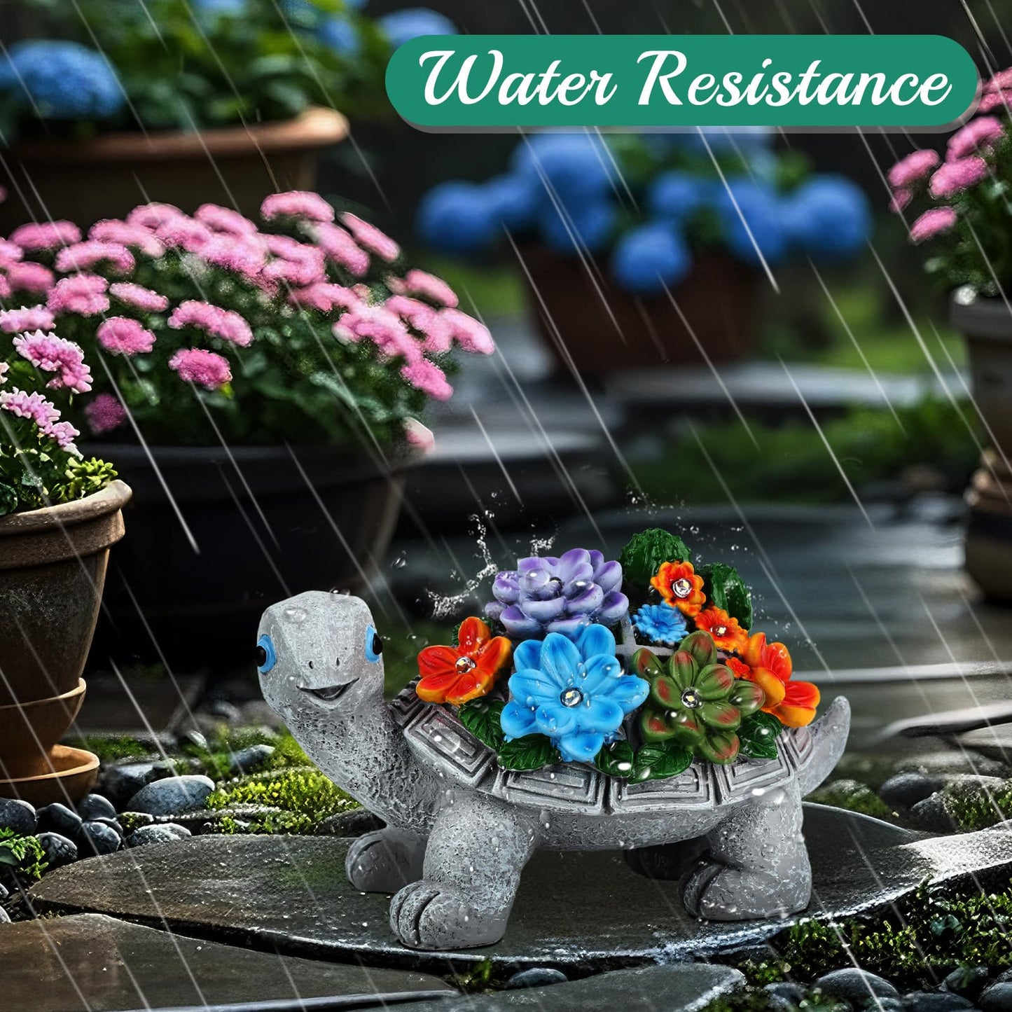 Linkax Birthday Gifts for Women Mom Grandma, Turtle Statue Solar Lights Outdoor Garden Decor for Outside Yard Patio Porch Fall Home, Gardening House Warming Gifts New Home, Grandparents Day Presents