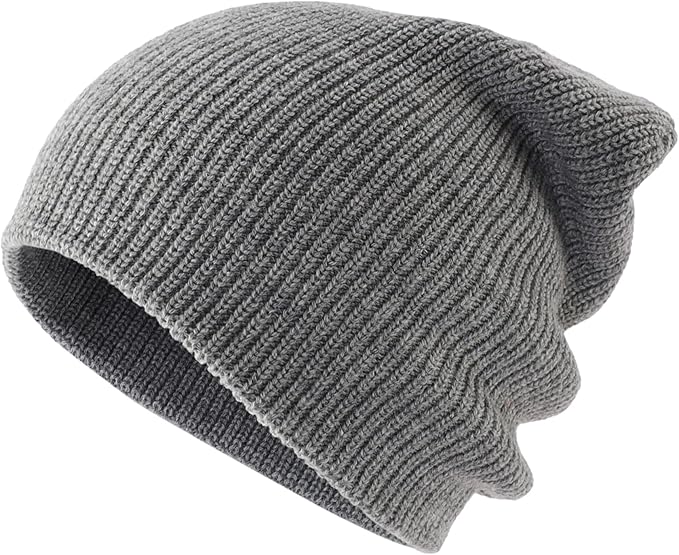 Connectyle Classic Double Layer Knit Beanie Hat Warm Thick Acrylic Winter Hats Daily Cuffed Beanies Watch Hat for Men Women