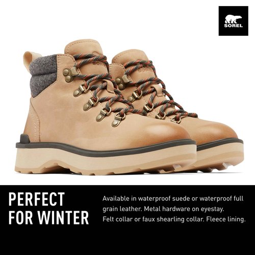 Sorel Women's Hi-Line Hiker Cozy Boots - Canoe, Ceramic - Size 6