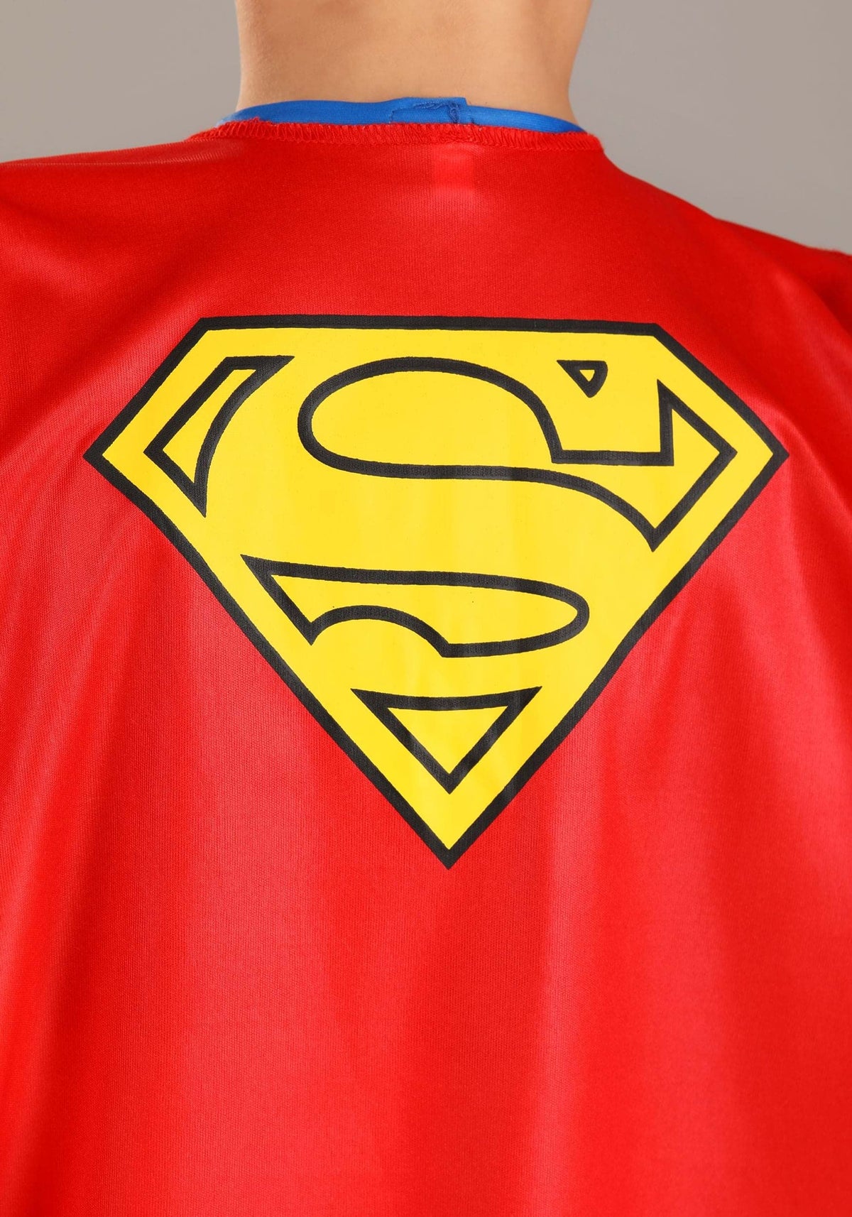 Toddler Classic Superman Costume, Red & Blue Superhero Suit & Red Cape for Movie Hero Comic Cosplay & Halloween 2T