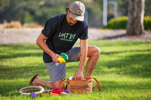 Kangaroo Toss - Official Set - Outdoor Games - Beach Toys - Yard Games - Backyard & Lawn Games - Camping - Ladder Toss - Bocce - Cornhole - for Adults and Family