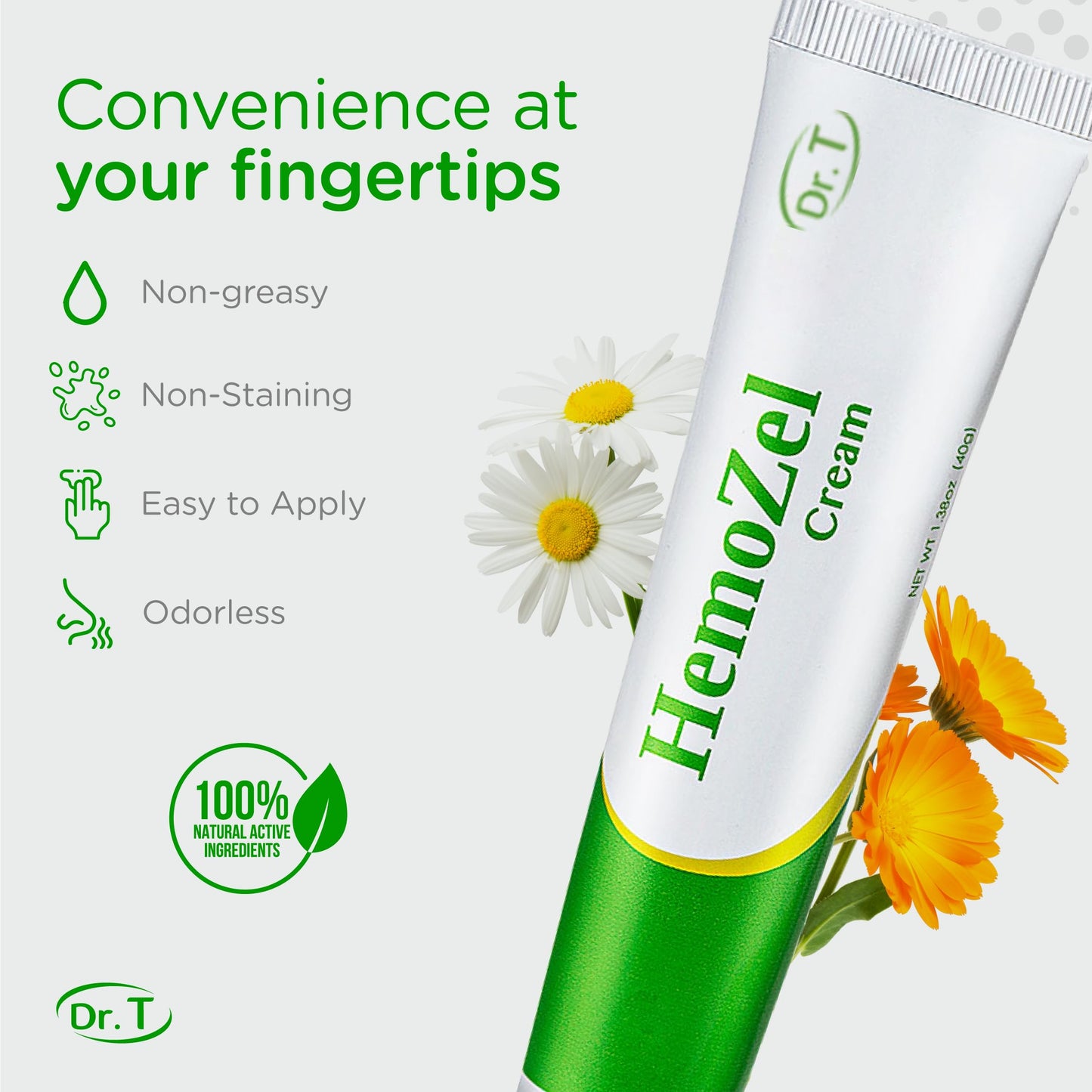 Soothing & Restorative Cream - Natural Relief for Skin Irritations, Bruises, Redness & Dryness - with Bisabolol, Arnica, Aloe Ve