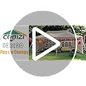 COBIZI Canopy 10x20 Pop Up Tent with Sidewalls, Waterproof Commercial Canopy Ez Outdoor Instant Gazebo UV Protection 50+ E...