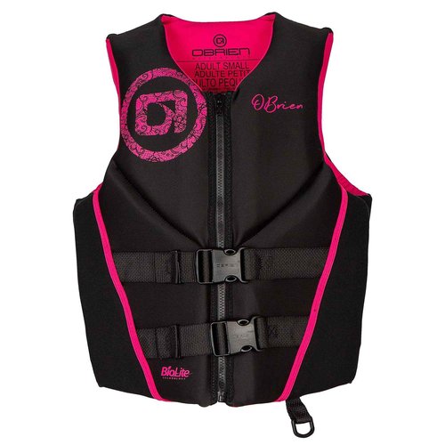 O'Brien Women's Traditional Neoprene USCGA Life Jacket, Pink, X-Large