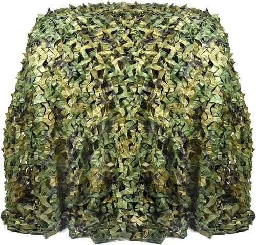 FLYEGO GEN 2 Camo Netting Camouflage Netting Hunting Blind Camo Net Camouflage Nets Military Surplus for Shooting Party Decoration Photograph Car Cover Sunshade（20ftx20ft, Woodland）