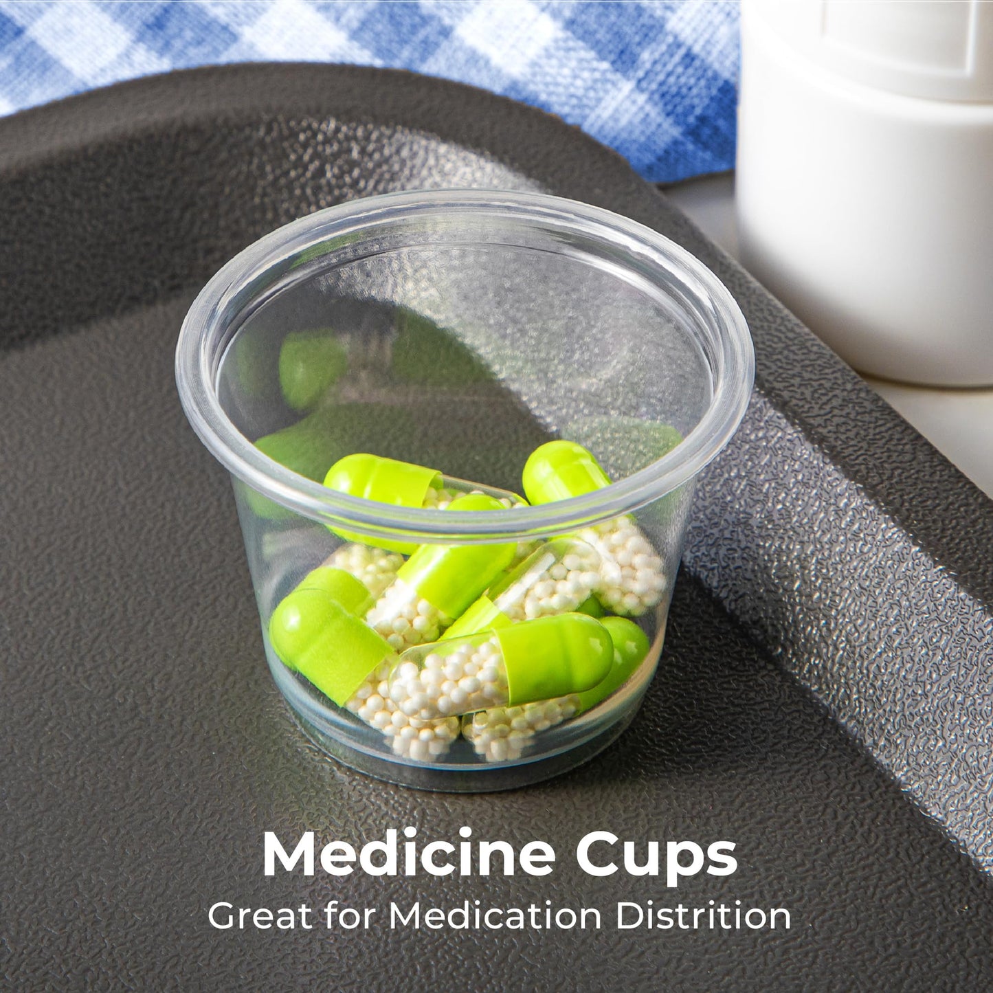 Fit Meal Prep 250 Pack 2 oz BPA Free Condiment Cups No Lids, Disposable Jello Shots Containers, Small Dipping Sauce Cups, Plastic Ramekins in Bulk, Stackable Souffle Cups for Sample, Portioning