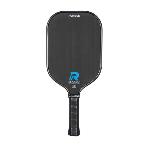 Ronbus R1/R3 Pulsar Thermoformed Raw Toray T700 Carbon Fiber Pickleball Paddle with 16 mm Polypropylene Honeycomb Core (R3 Pulsar)