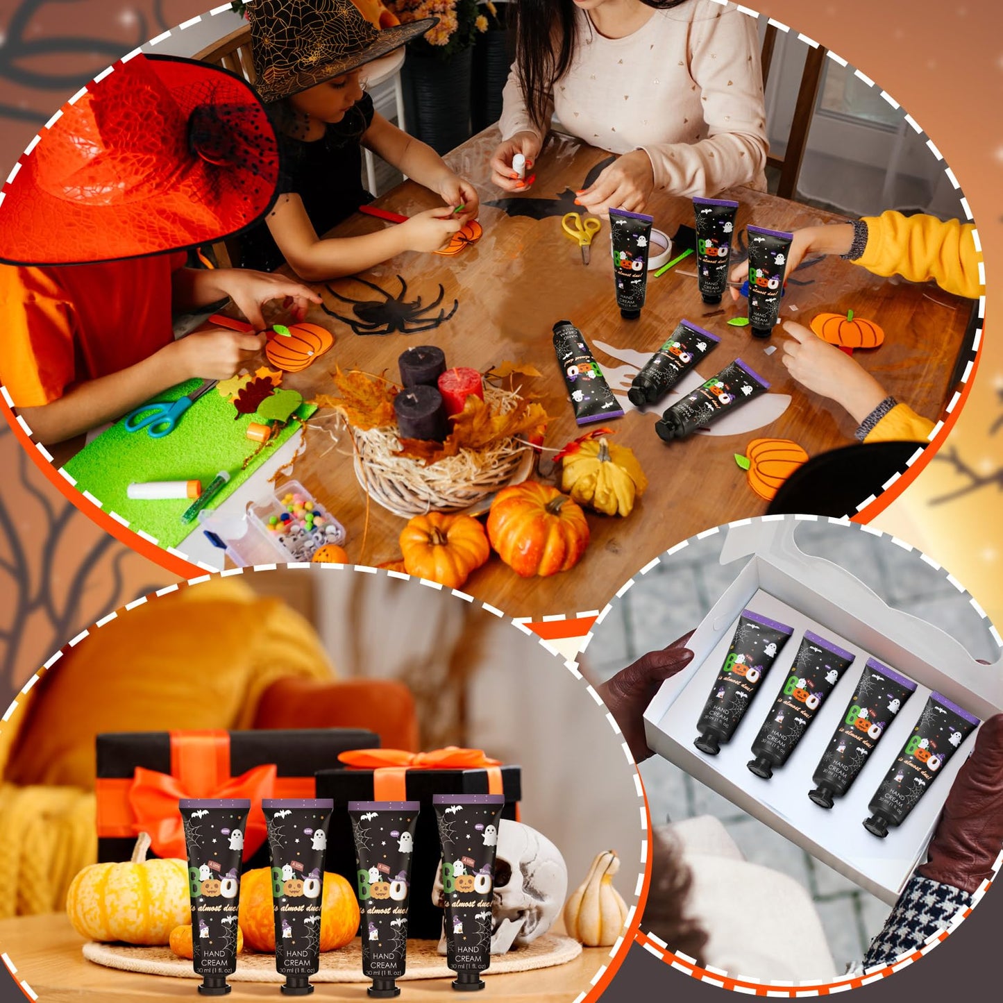 Heigble 48 Sets a Little Boo Is Almost Due Hand Cream Gifts Bulk Halloween Hand Cream Travel Lotion Size Halloween Baby Shower P