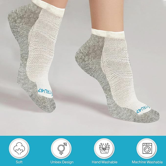 TRU47 Grounding & Earthing Products | Grounding Socks | Socks Made With 99.99% Pure Silver Thread