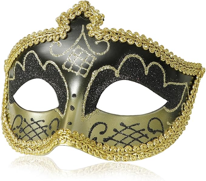 Coddsmz Venetian Masquerade Party Mask - Halloween & Mardi Gras Costume Accessory