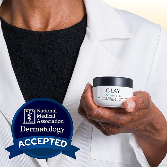 Olay Face Moisturizer Complete All Day UV Moisture Cream with Sunscreen SPF 15, Normal Skin, 2 Fl Oz (Pack of 3)