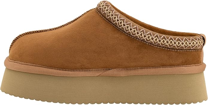 Corkys Footwear Pillow Talk 1.75-Inch Platform Slippers, Faux Fur Lining, Cozy Indoor/Outdoor Footwear for Fall & Winter