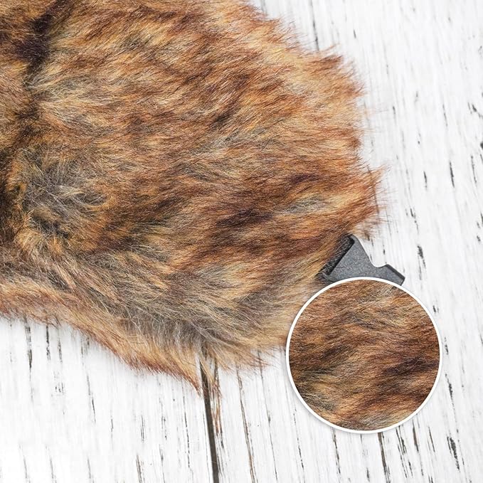 ONWAY Trapper Hat Winter Hats for Women Men with Faux Fur Ear Flaps