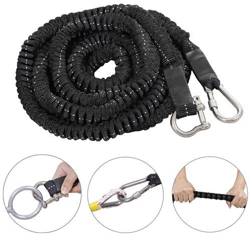 DorBuphan Boat Anchor 19 LBS with Anchor Rope, Hot-Dipped Galvanized Folding Box Anchor, Boat Slide Cube Anchor Suitable for Boats up to 20' - 30’