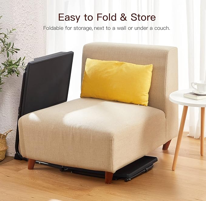 HUANUO Adjustable TV Tray Set of 2 - TV Dinner Tray on Bed & Sofa, Comfortable TV Tray Table with 6 Height & 3 Tilt Angle Adjustments (2 Pack)