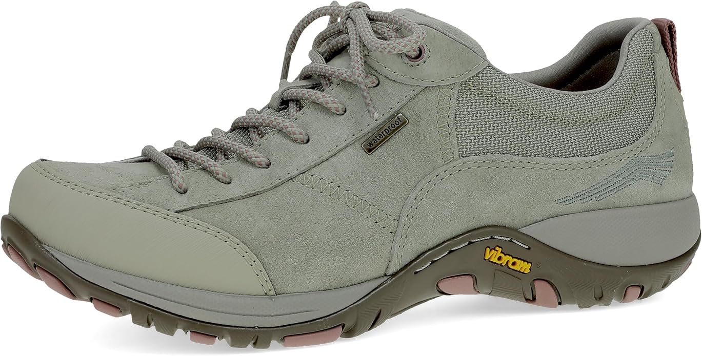 Dansko Paisley Waterproof Outdoor Sneakers for Women - Comfortable, Breathable Walking Shoes with Arch Support - Stain Res...