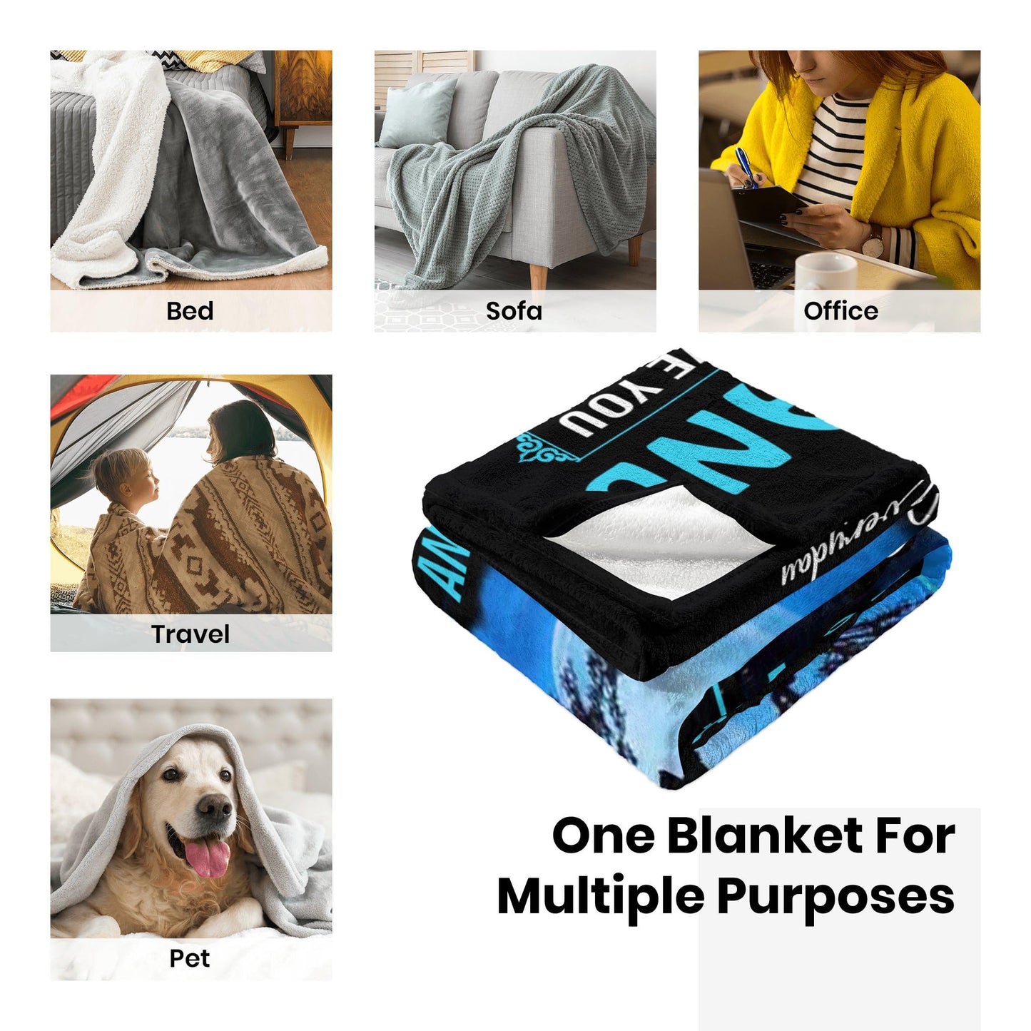 zoiluku Gifts for Husband Birthday,Anniversary Wedding Gifts for Him Husband,Top Husbands Gifts from Wife,Best Men's Christmas Valentines Day Love Birthday Gift for Men Husbands Blanket 60"X 50"