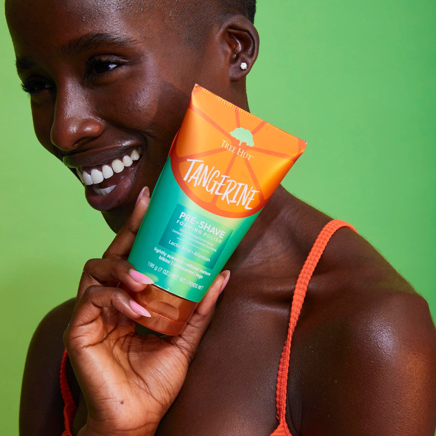 Tree Hut Tangerine Shave Prep Polish | Gently Soothe & Prep Skin for an Even Closer Shave | Exfoliating Shave Essential | 6 fl o