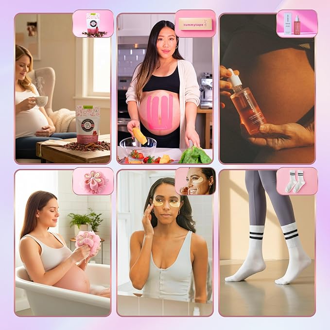 3rd Trimester Mom-to-Be Essentials Box - Gift for Expecting Moms - Care Package with Essential New Mommy Items & Pregnancy Must-Haves T3
