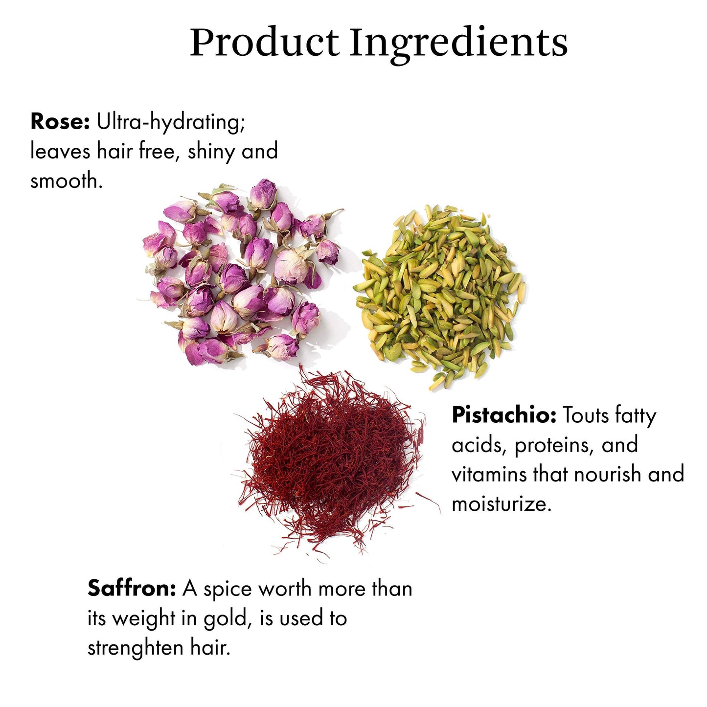 Joon Saffron Hair Elixir Pistachio + Rose Hair Oil, 3.11 Fl. Oz.
